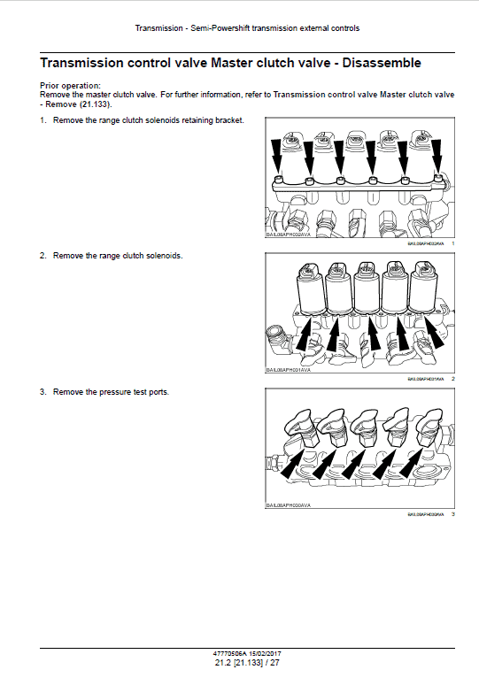 New Holland T7.195, T7.205 Tractor Service Manual