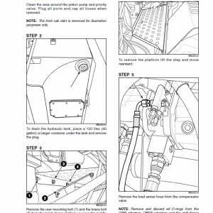 New Holland Tj280, Tj330, Tj430, Tj480, Tj530 Tractor Service Manual