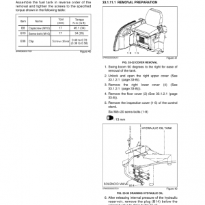 New Holland Eh30.b, Eh35.b Excavator Service Manual