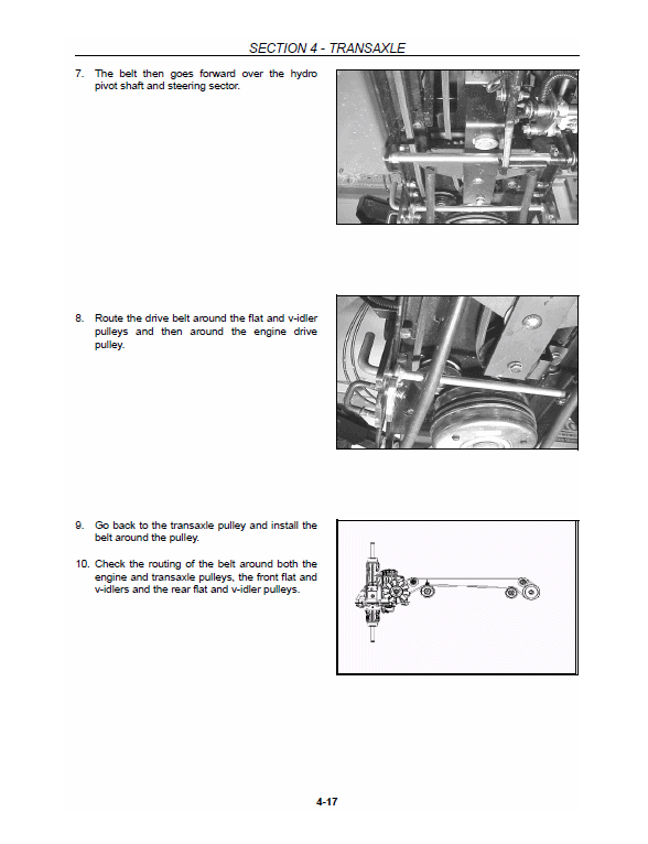 New Holland My16, My17, My19 Mower Tractor Service Manual