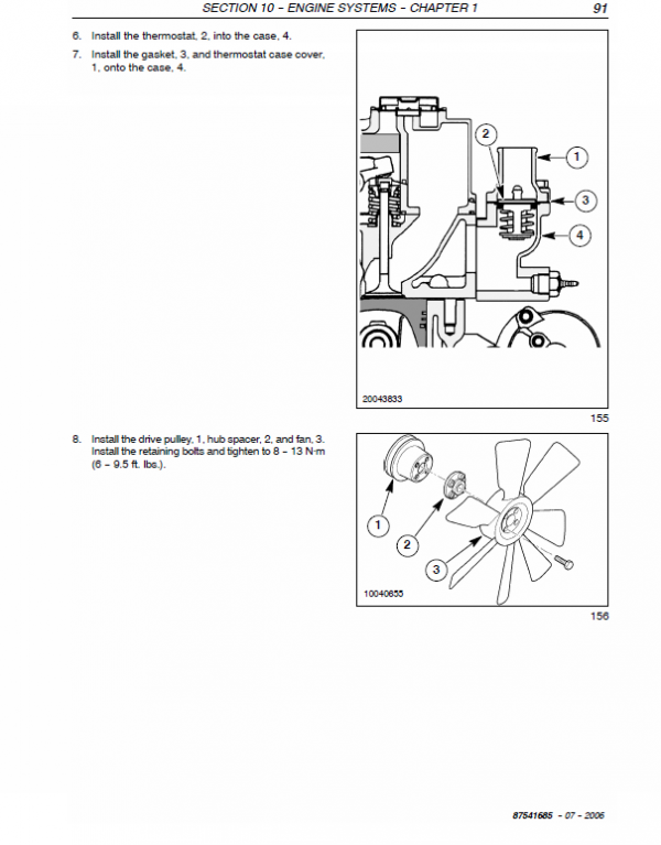 New Holland Sxm54, Sxm60 Mower Service Manual