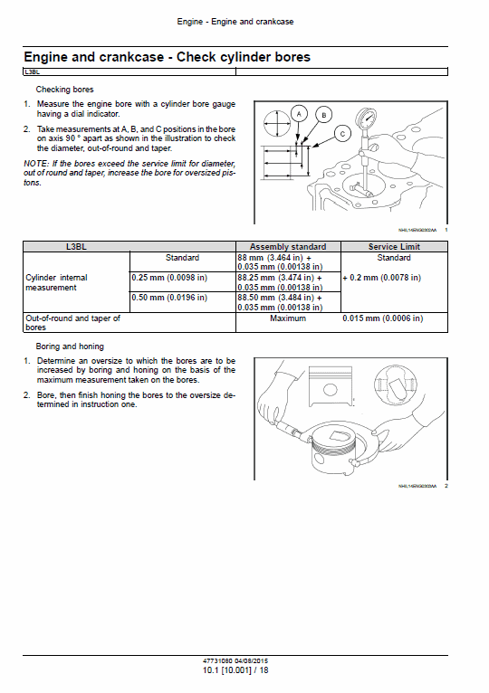 Cnh L3al, L3bl Tier 3 Engine Service Manual