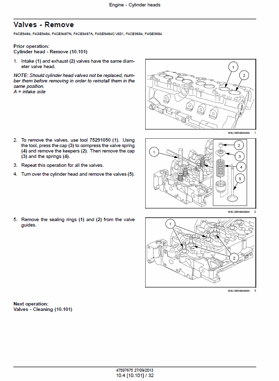 New Holland Engines F4ce/de/he Nef Tier 3 Service Manual