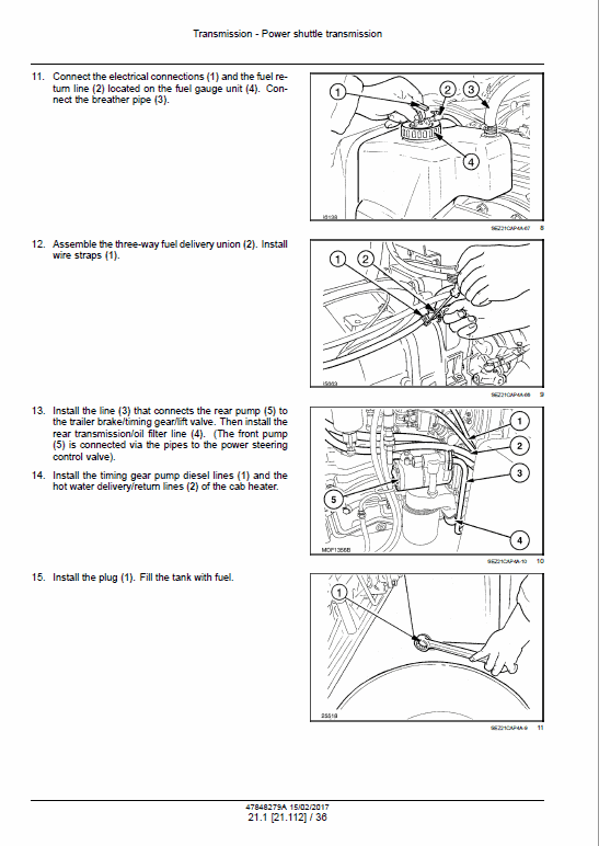 New Holland Tl75, Tl85, Tl95 Tractor Service Manual