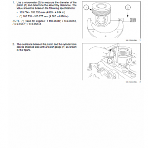 NEF Four Cylinder Mechanical Tier 2 and Stage II Engine Manual - Image 3