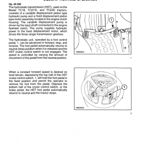 New Holland Tc18, Tc18d, Tc21d, Td24d Tractor Service Manual