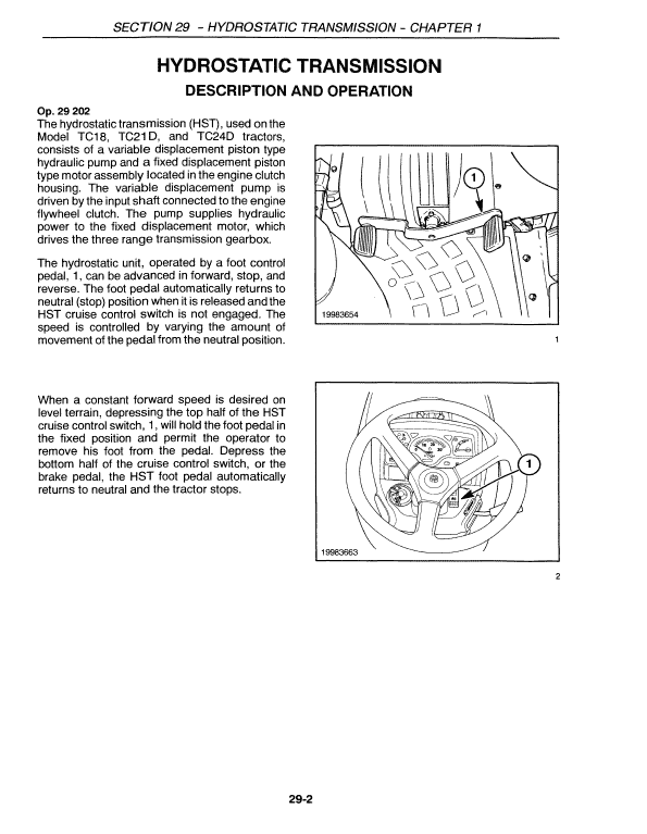 New Holland Tc18, Tc18d, Tc21d, Td24d Tractor Service Manual