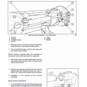 New Holland Ts90, Ts100, Ts110 Tractor Service Manual