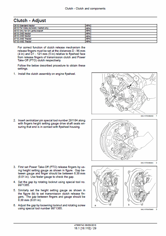 New Holland 3510, 4010, 4510, 4710 Tractor Service Manual