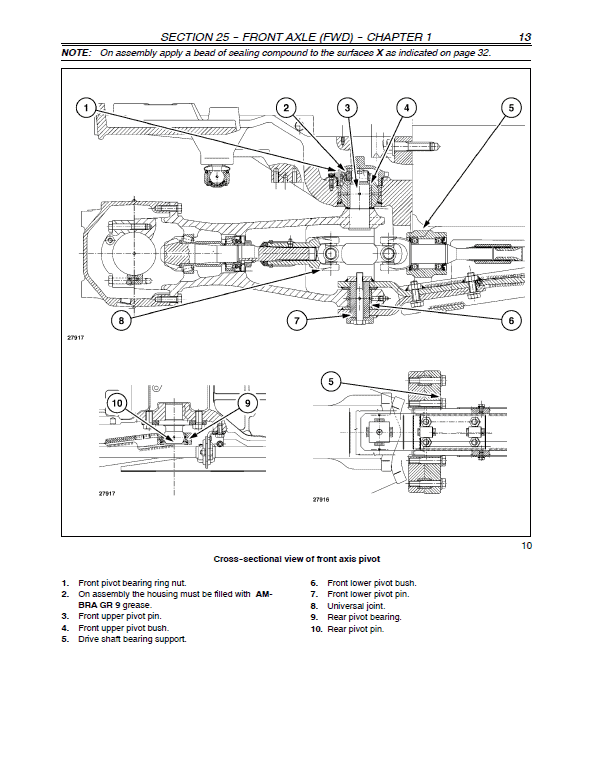 New Holland Tn55s, Tn65s, Tn70s, Tn75s Tractor Service Manual