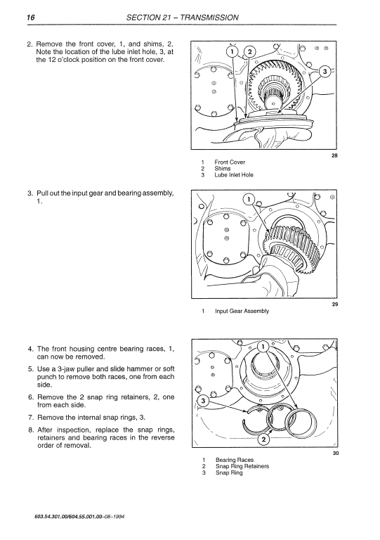 New Holland 170 Hp, 190 Hp, 210 Hp, 240 Hp Tractor Service Manual