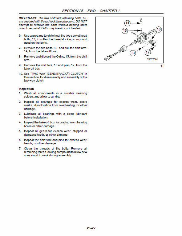 New Holland T1010, T1030, T1110 Tractor Service Manual