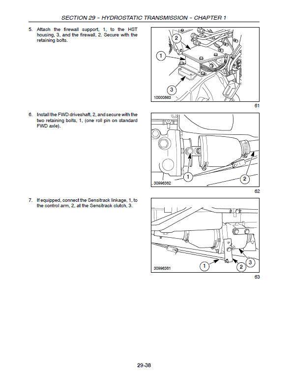 New Holland Tc40da, Tc45a, Tc45da Tractor Service Manual