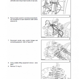 New Holland Tm120, Tm130, Tm140, Tm155, Tm175, Tm190 Tractors Manual