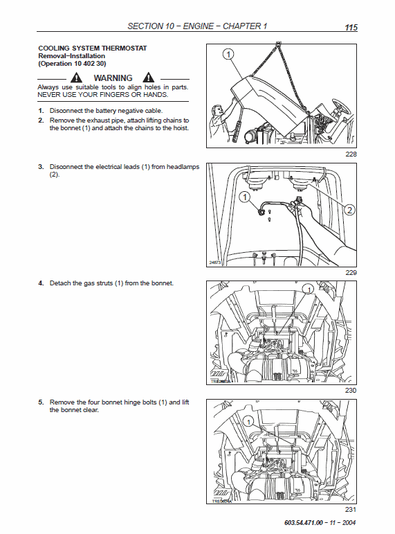 New Holland Td60d, Td70d, Td80d, Td90d, Td95d Tractor Service Manual