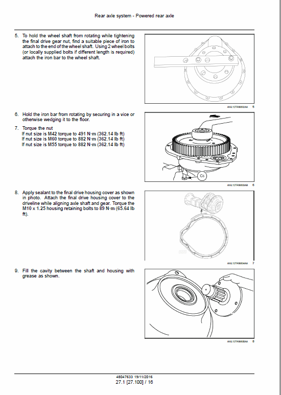 New Holland Straddle Td60, Td70, Td80, Td90, Td95 Tractor Service Manual