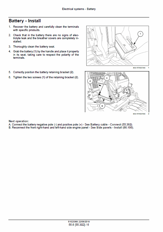 New Holland T4.80v, T4.90v, T4.100v, T4.110v Tractor Service Manual