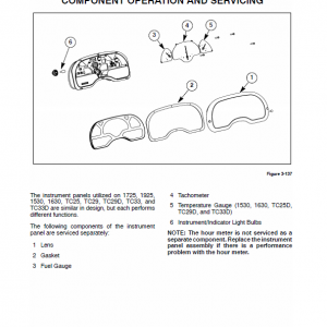 New Holland Tc25, Tc29, Tc33 Tractor Service Manual