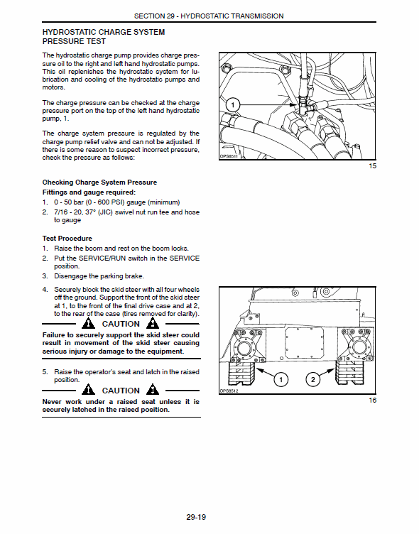 New Holand Ls180, Ls190 Skidsteer Loader Service Manual