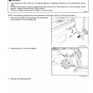 New Holland L213, L215, L216 Skidsteer Loader Service Manual