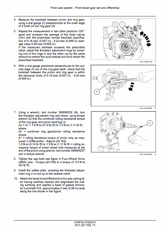 New Holland Tt35, Tt40, Tt45 Tractor Service Manual