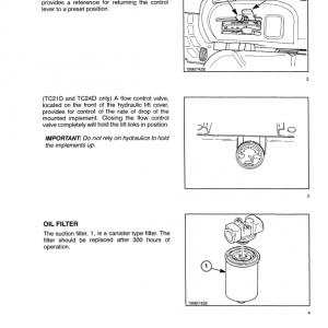 New Holland Tc18, Tc18d, Tc21d, Td24d Tractor Service Manual