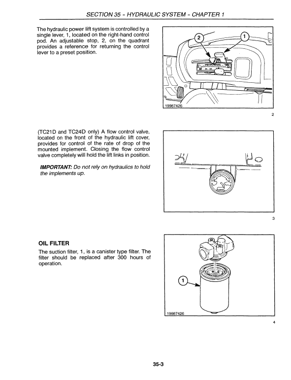 New Holland Tc18, Tc18d, Tc21d, Td24d Tractor Service Manual