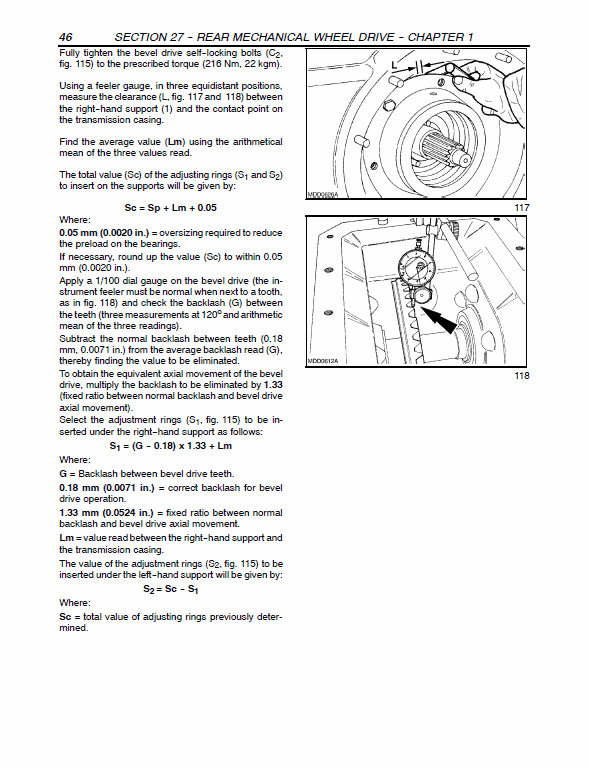 New Holland Tk76, Tk85, Tk85m Tractor Service Manual