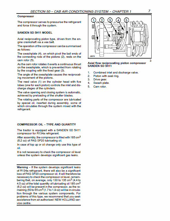 New Holland Tn65f, Tn70f, Tn75f Tractor Service Manual