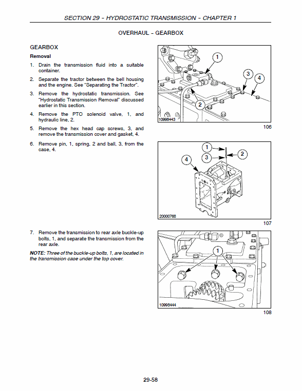 New Holland T2310, T2320, T2330 Tractor Service Manual