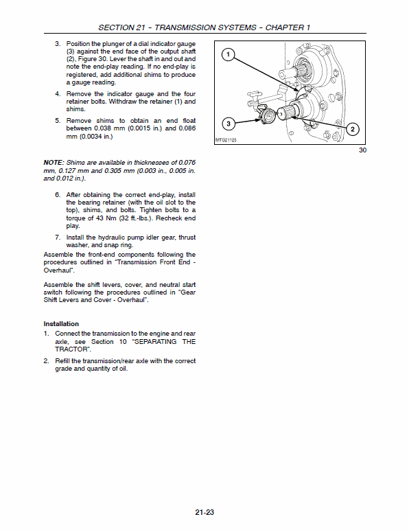 New Holland Tb100, Tb110, Tb120 Tractor Service Manual