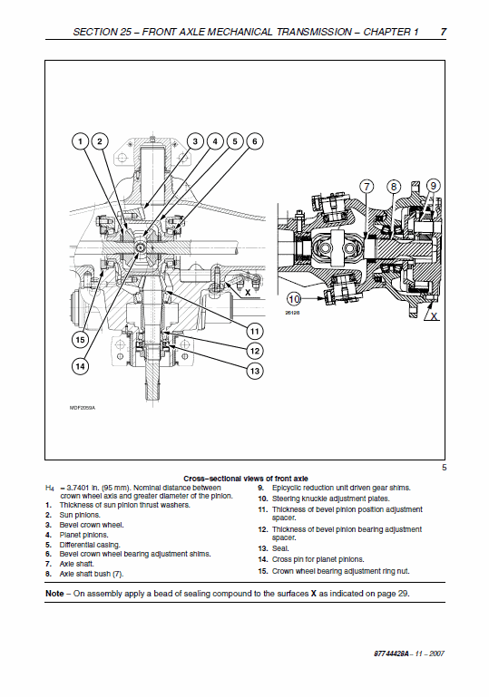 New Holland T4040, T4050 Tractor Service Manual