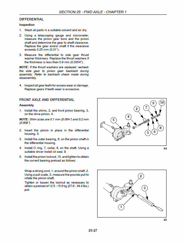 New Holland Tc29da, Tc33da Tractor Service Manual