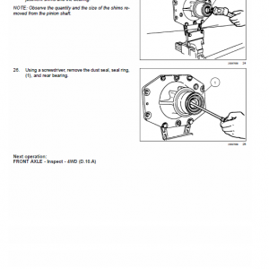 New Holland Workmaster 45 Tractor Service Manual