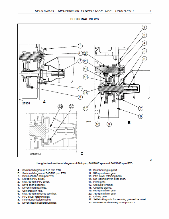 New Holland T4020, T4030, T4040 Tractor Service Manual