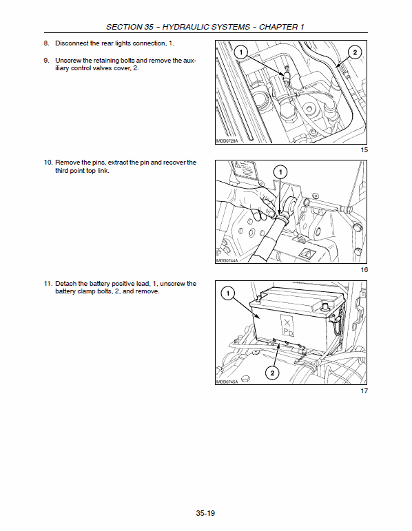 New Holland Tk90a, Tk90ma, Tk100a Tractor Service Manual