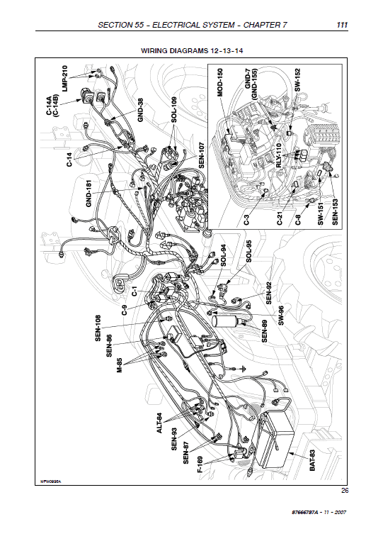 New Holland T4020, T4030, T4040, T4050 Delux Supersteer Tractor Manual