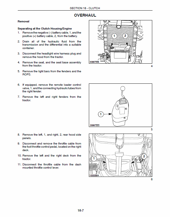 New Holland Tc31, Tc35, Tc40, Tc45 Tractor Service Manual