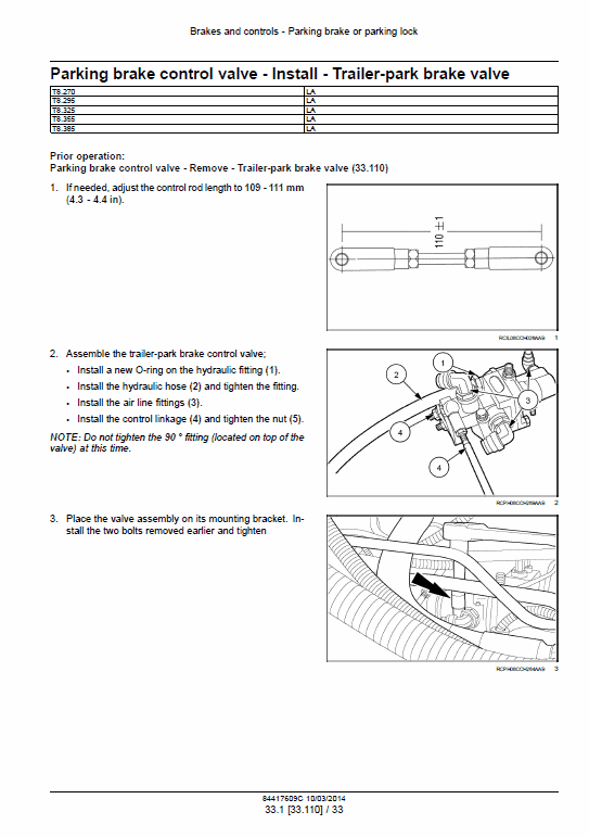 New Holland T8.270, T8.295, T8.325, T8.355, T8.385 Tractor Service Manual