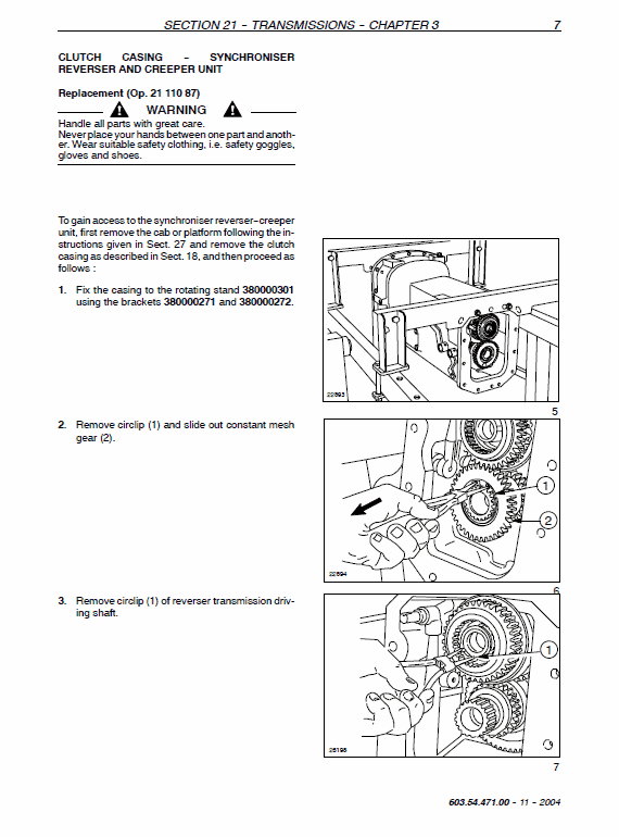 New Holland Td60d, Td70d, Td80d, Td90d, Td95d Tractor Service Manual