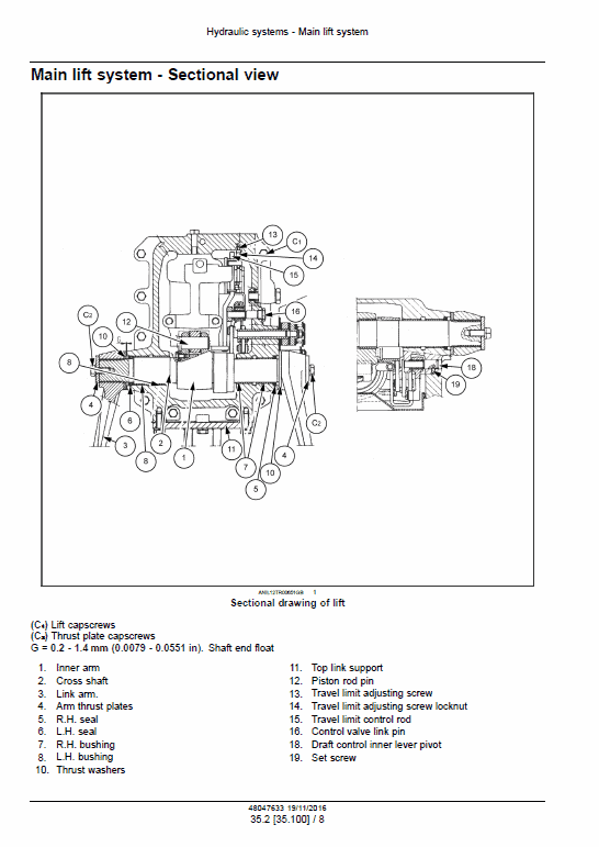 New Holland Straddle Td60, Td70, Td80, Td90, Td95 Tractor Service Manual