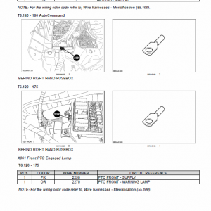 New Holland T6.125, T6.140, T6.145, T6.150, T6.155 Tractor Service Manual