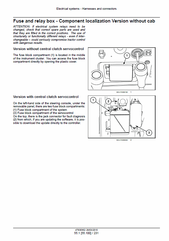 New Holland Tk4020f, Tk4020v, Tk4030, Tk4040, Tk4040m Tractor Manual