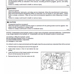 New Holland Ts6.110 Hc, Ts6.120 Hc Tractor Service Manual