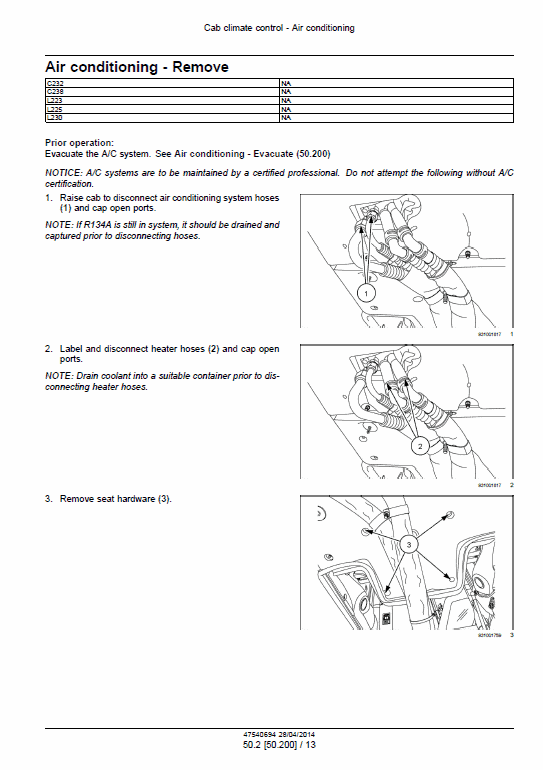 New Holland L223, L225, C232 Skidsteer Loader Service Manual