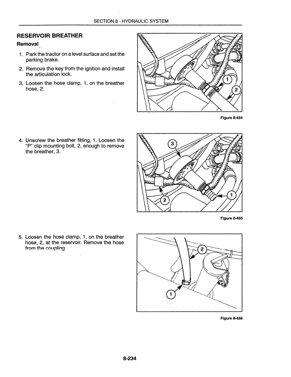 New Holland 9184, 9384, 9484, 9684, 9884 Tractor Service Manual