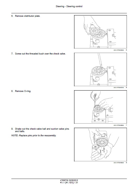 New Holland Tt35, Tt40, Tt45 Tractor Service Manual