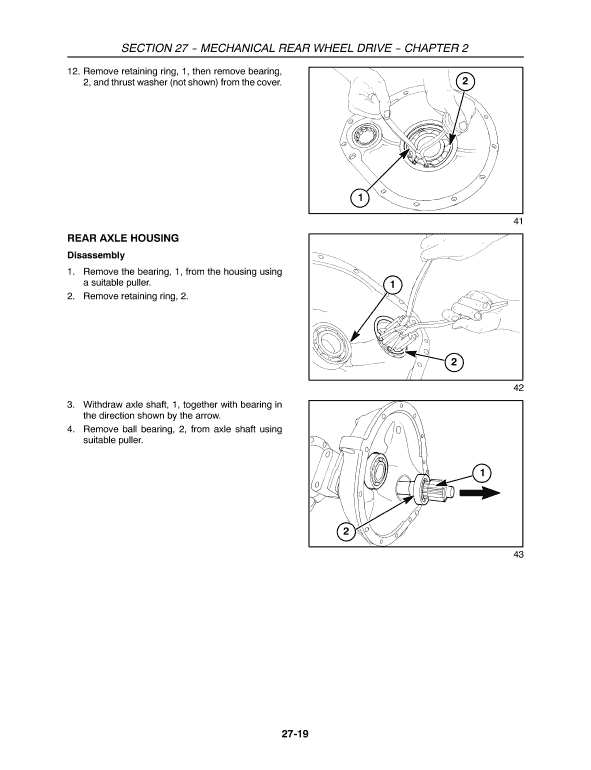 New Holland Tt60a, Tt75a Tractor Service Manual