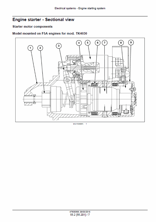 New Holland Tk4030v, Tk4050, Tk4050m, Tk4060 Tractor Service Manual