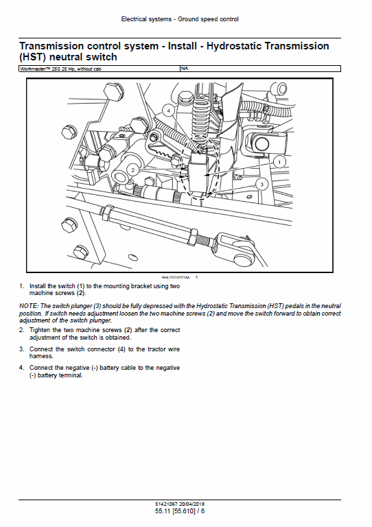 New Holland Workmaster 25s Tractor Service Manual